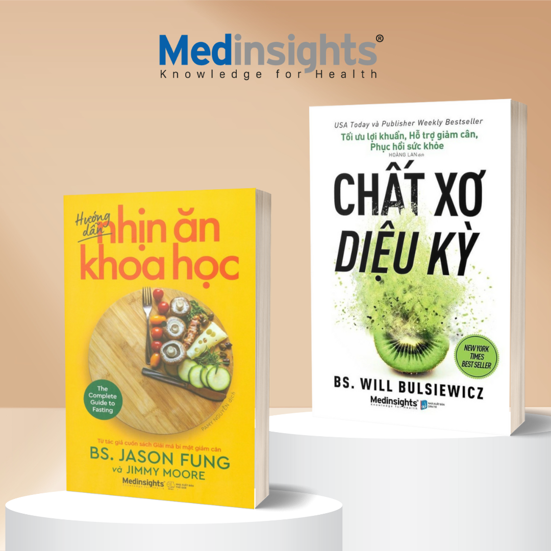 Combo sách: Hướng Dẫn Nhịn Ăn Khoa Học + Chất Xơ Diệu Kỳ: Phục Hồi Vóc Dáng & Giải Mã Đường Ruột